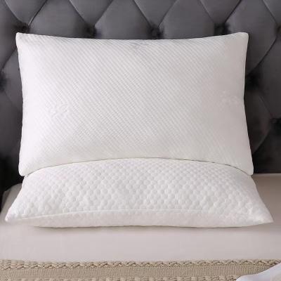 China King Size Pillow Bamboo Fiber Polyester Sustainable Hypoallergenic Soft Fluffy Pillow for sale