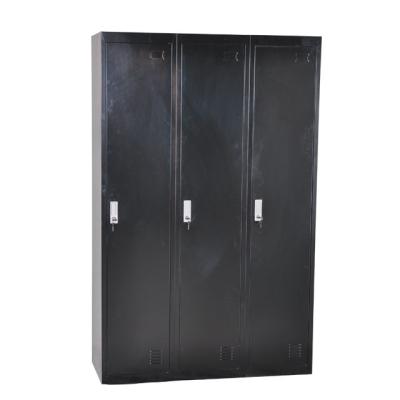 China Singapore Furniture Metal Locker Cabinet 3 Cold Rolled Steel Steel Doors For Gym Clothes Commercial Steel Storage Locker for sale