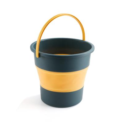 China Portable Outdoor Foldable Plastic Bucket Stored 263 Bucket Household Foot Wash Dormitory Bucket Cleaning for sale