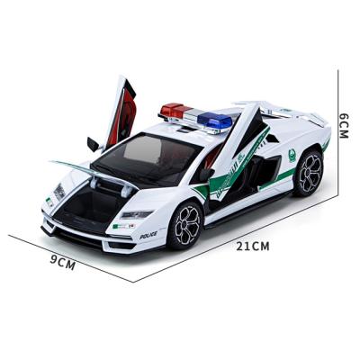 China Diecast Toy 1:24 Diecast Police Diecast Models Toys For Kids dropshipping for sale