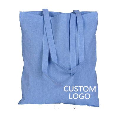 China Reusable Customized Size Strength Producer Cheap Wholesale Ladies Handheld Durable Portable Shopping Bag Cotton Tote Bag 100% Cotton for sale