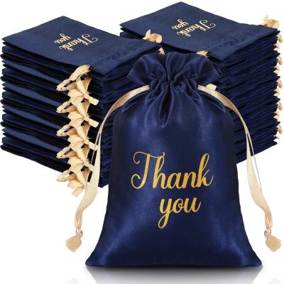 China Drawstring Pouch Jewelry Bag Customized Wholesale Satin Jewelry Drawstring Bags, Wedding Favors Drawstring Bags Wedding Reusable Gift Bags for sale