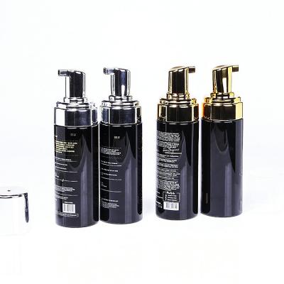 중국 Skin Care 100ml 150ml 200ml Gold Silver Superior Foaming Detergent , Self Tannning Gum Plastic Foam Pump Bottle 판매용