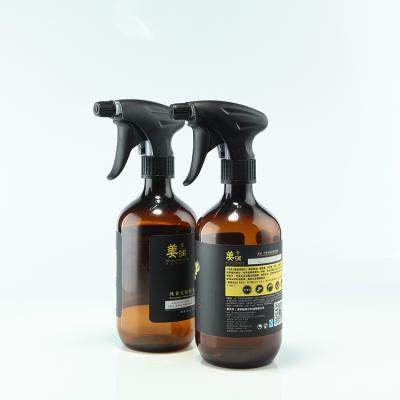 China Garden use 500/600/750/800ml labeling design amber bottle trigger spray custom designs for car /dishes/kitchen washing Te koop