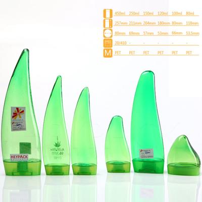 Κίνα Shampoo Or Shower Green And Aloe Vera 120ml Clear Plastic Bottle προς πώληση