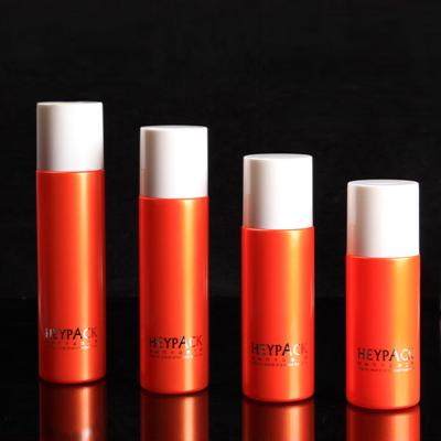 중국 Shiny Orange Toner Water Personal Care Skin Care Plastic Cosmetic Packaging Bottle 판매용