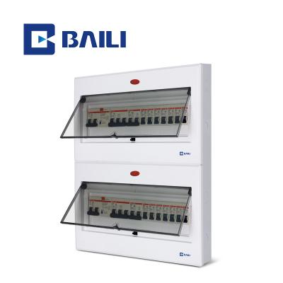 China BAILI V8 32way Outdoor Metal+Plastic Rack Metal Control Panel Distribution Box With Indicator Light for sale