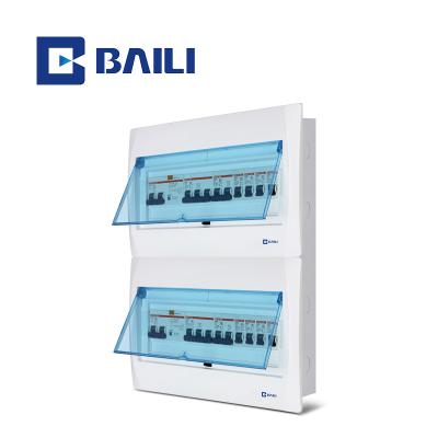 China Hot-selling BAILI GS 0.8 mm Metal Box ABS Metal Hot-selling 26way 0.8 mm metal or metal or full series sheet distribution board for sale