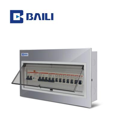 China BAILI A8L 16way Metal Stainless Steel Panel Control Panel Board Wall Mounted Electrical Distribution Box for sale