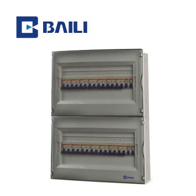 China New Design High Quality Metal +Plastic Way Metal Panel Electrical Distribution Recessed Box BAILI LS 26 MCB for sale