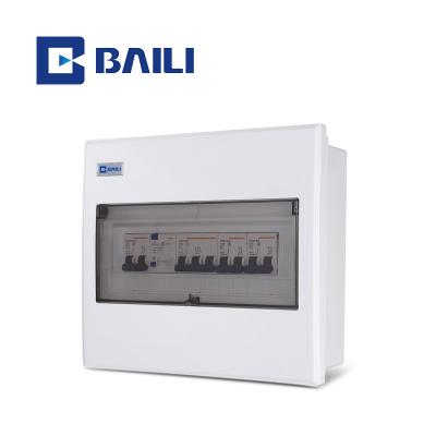 China Metal +Plastic Or Full Plastic BAILI S 13way MCB Distribution Box Full Plastic Flush Mounting Enclosure for sale