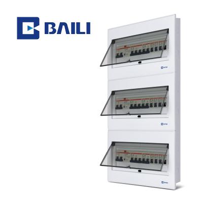 China Metal +Plastic or Plastic BAILI V8 48way 3 Tiers Wholesale Customizable Metal Control Panel Distribution Box for sale