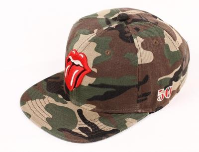 China Strapback Flat Brim Camouflage Baseball Hats Army Baseball Cap For Mens for sale