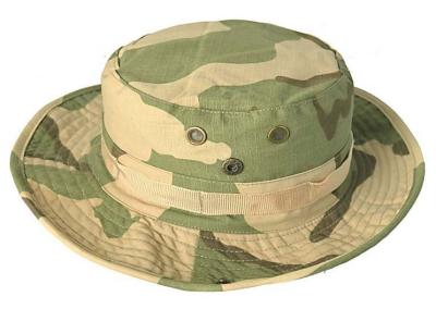 China Air Permeability Matel Eye Camouflage Fisherman Hat With Adjustable String for sale