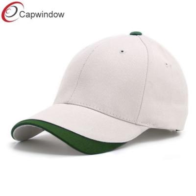 China Heavy Brushed Cotton Fitted Baseball Hats 56cm - 60cm with Wave Trim for sale