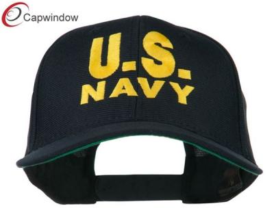 China US Navy Embroidered Army Baseball Hats Cotton For Adult / Unisex for sale