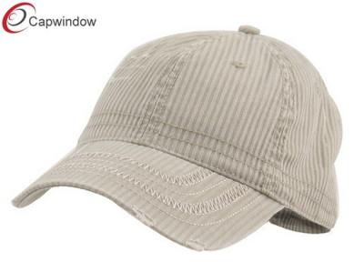 China Unstructured Washed Corduroy Embroidered Baseball Caps Putty Low Profile for sale