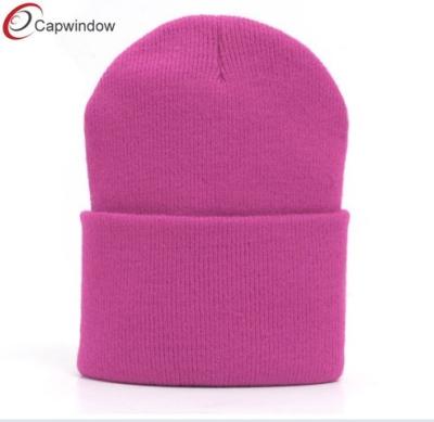 China Multi-color Long Normal Knitted Beanie Winter Hat With Acrylic for Unisex for sale