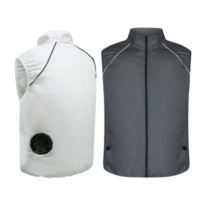 China Breathable China Made Battery Operated Air Conditioning Clothes Cooling Vest With Fan For Hot Summer for sale