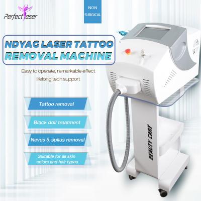 China Pigment Removal Pigment Removal Pigmentation Machine Laser Tattoo Removal Q Switch ND Yag Laser Tattoo Removal Machine for sale