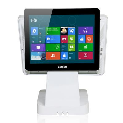 China Catering Hot sale windows android Touch screen all in one billing machine printer terminal pos system for sale