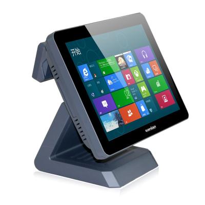 China Catering Hot sale all in one pos system Machine terminal dual screen j1900 Restaurant retail pos system for sale