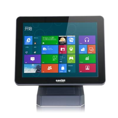 China Catering Supermarket restaurant POS system 15.6 inch single touch screen cloud payment POS terminal system for sale