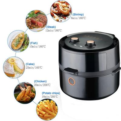 China Healthy way for frying oil free and wholesale high quality 80% less fat 1500w 8L mini hot commercial electric air fryer, oven air fryer for sale