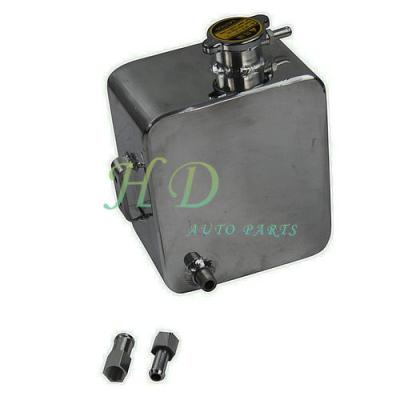 China 2 Litre Polished Alloy Header Expansion Water Tank for Street Racing auto parts for sale