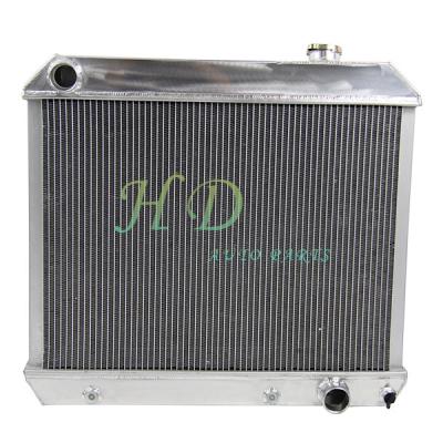 China Alloy Aluminium Car Radiators High Performance 3 Rows Sliver / Black for sale