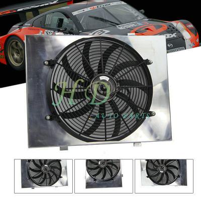 China Cooling Radiators Shround Fan Auto Replacement Parts Black Plastic for sale