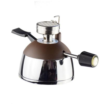 China Sustainable BN75T Tiamo Mini Stove Set Coffee Maker Siphon Gas Burner With Stainless Steel Rack for sale