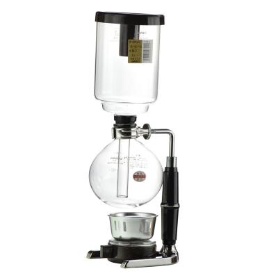 China Ecocoffee Viable Custom 500ML Heat Resistant Glass Coffee Siphon Maker With Plastic Handle Coffee Tools for sale