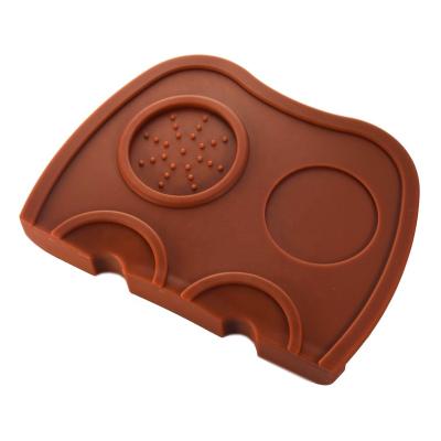 China Ecocoffee Kitchen Accessories Amazon Success Silicone Coffee Tamper Mat 58mm Sustainable Ground Coffee Maker Coffee for sale