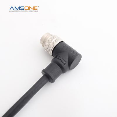 China AMSONE Military Custom M16 5 PIN 7 Male 8 Pre-molded Waterproof Industrial Circular Military A/B Rectangle Code P67 Connector for sale