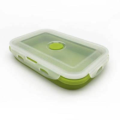 China Supply BPA Free Microwavable Manufacturer Baby Food Storage Containers Collapsible Silicone Meal Basket for sale