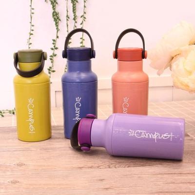 China Sustainable Wholesale 400ml Portable Plastic Campus Sports Drinking Water Bottle For Teachers And Students for sale