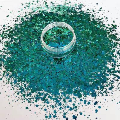 China High Quality Glitter Powder Non-Toxic Nail Art Polyester Nail Art Eye Shadow Resistant Cosmetic Grade Glitter Powder for sale