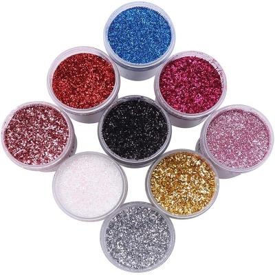 China Decoration/Crafe/Festival.ect Nail Art/Shine Nail Art Glitter Powder Dust Tips Eyeshadow Dye For Nail Polish Art Decorations Body Craft Salon 3d for sale