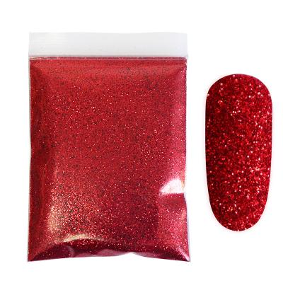 China Wholesale High Quality Loose Powder Color Holiday Decoration Polyester Diamond Particle Glitter Powder for sale