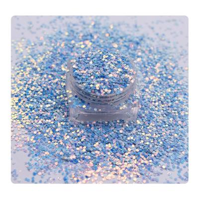 China Wholesale Bulk Thick Holiday Decoration Glitter Holographic Dyes For DIY Nail Cosmetics for sale