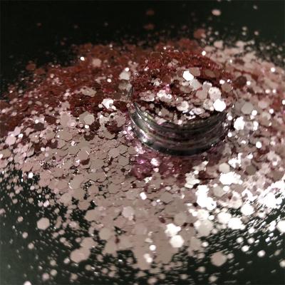 China Wholesale Nail Art Glitter Powder Loose Diamond Glitter Sequins Mixed Size Glitter For Nail Decoration for sale