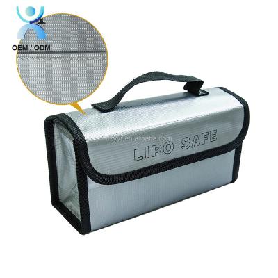 China Vehicles & Remote Control Toys OEM Customized Waterproof Lipo Bag Mini Battery Safety Protection Storage Bag for sale