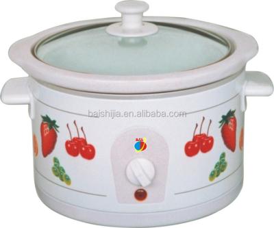 China 1.5L 3.5L Outdoor Eco-friendly Mini Electric Ceramic Pot Cooker Stew Pot Multi Slow Cooker 4.5L 6.0L for sale