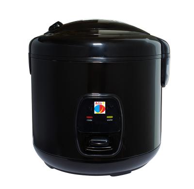 China SASO U L LFGB Outdoor Factory Approved Stainless Steel Black Color 1.8 Liter 10 Cup 700W Electronic Rice Cooker for sale