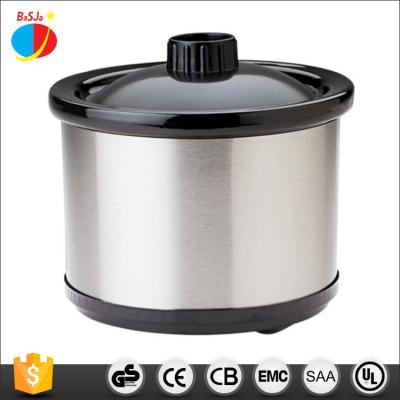 China Home Kitchen Appliances CE SASO UL Approved Stainless Steel Mini Electric Ceramic Slow Cooker Oatmeal Pot Baby Stew Pot 0.5L for sale