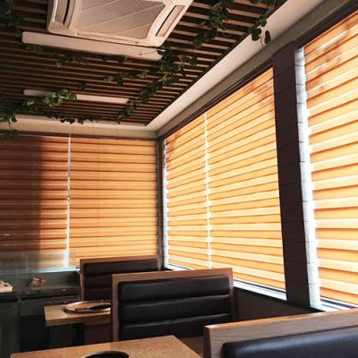 China Flame Retardant Honeycomb Blind Blackout Fabric Manual Motorized Window Shade for sale