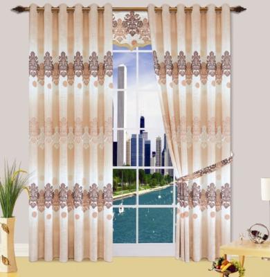 China Blackout China Supplier European Style Window Curtains For Living Room for sale