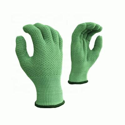 China Anti Slip Anti Abrasion And Ribbed Design Reinforced Fork Cotton Hand Gloves Comfortable For Horse Team Roping for sale