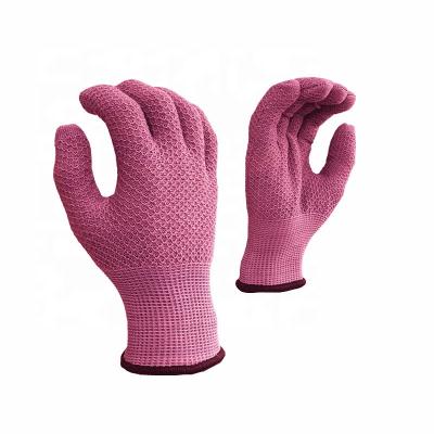 China Hot selling anti slip strength nylon seamless knitted hi roping gloves for hand protection for sale